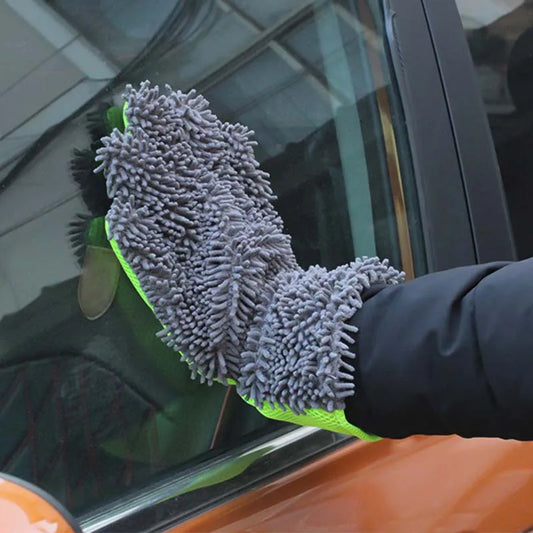 Microfiber Double-sided Car Wash Gloves: Multifunctional Cleaning Tool